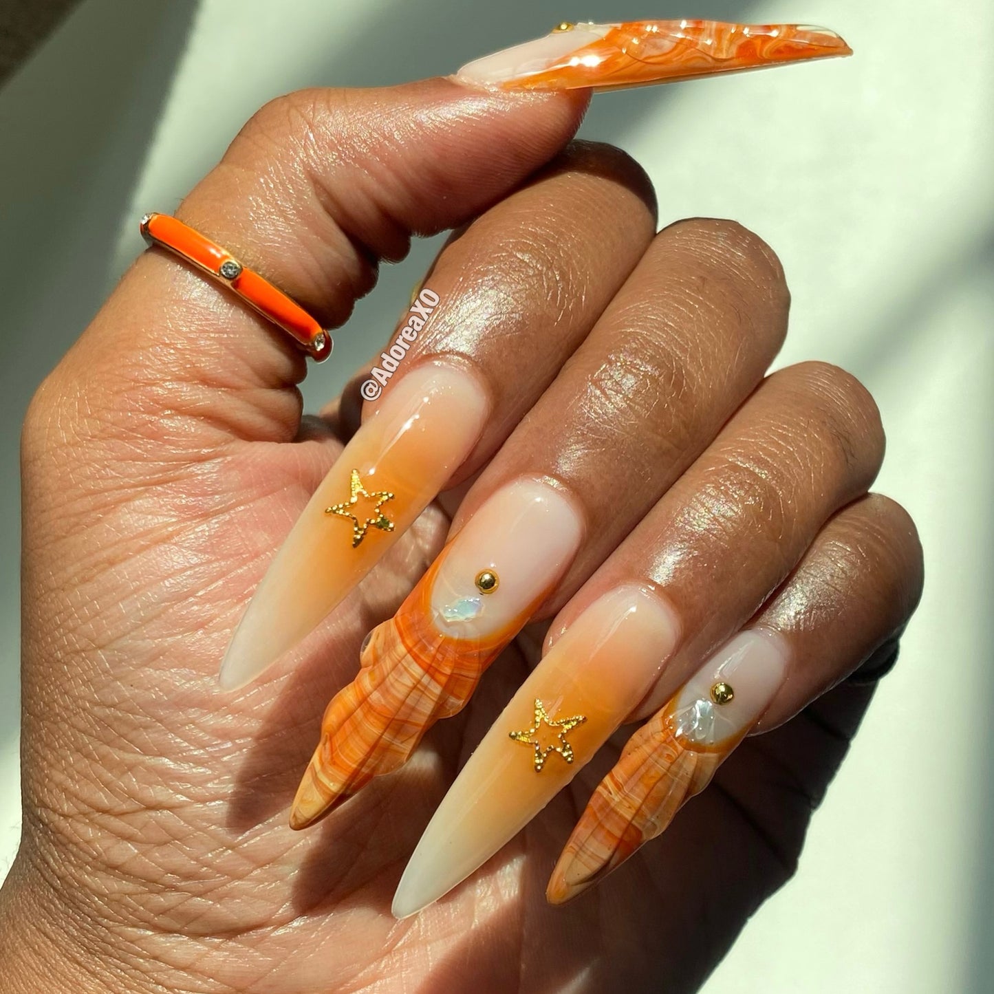 Made to Order: Seashell Press Ons