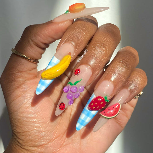 Made to Order: 3D Fruit Nails 3