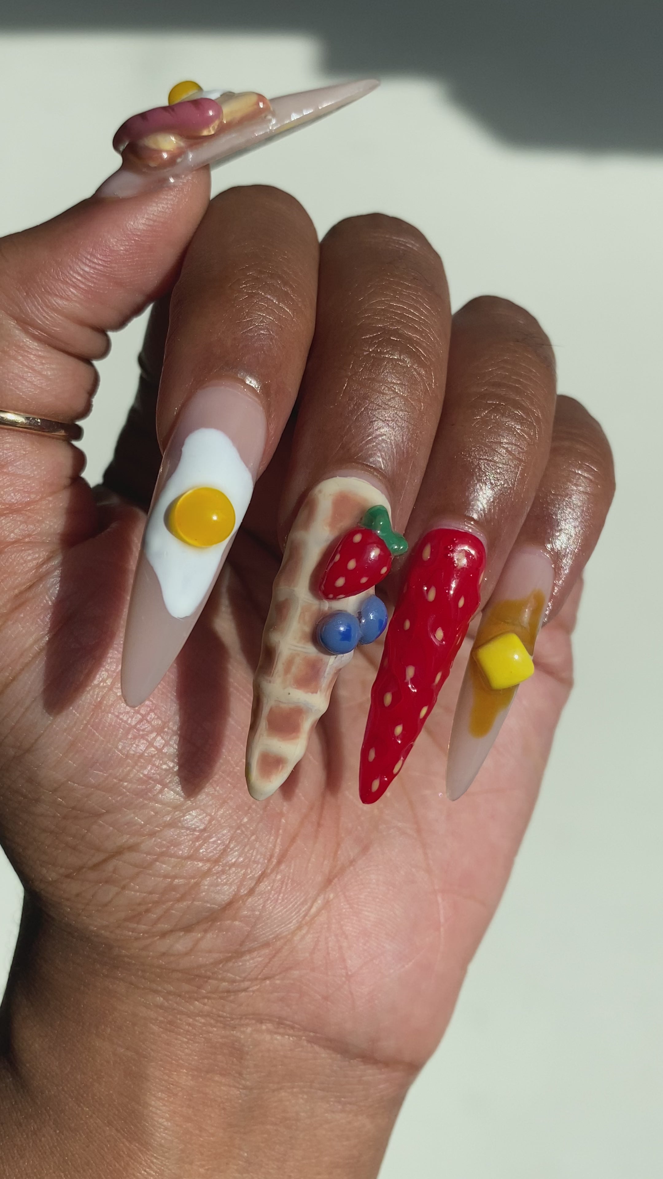 adeline’s press ons ADELINE | Reusable Press on Nails | Hand Painted Salon